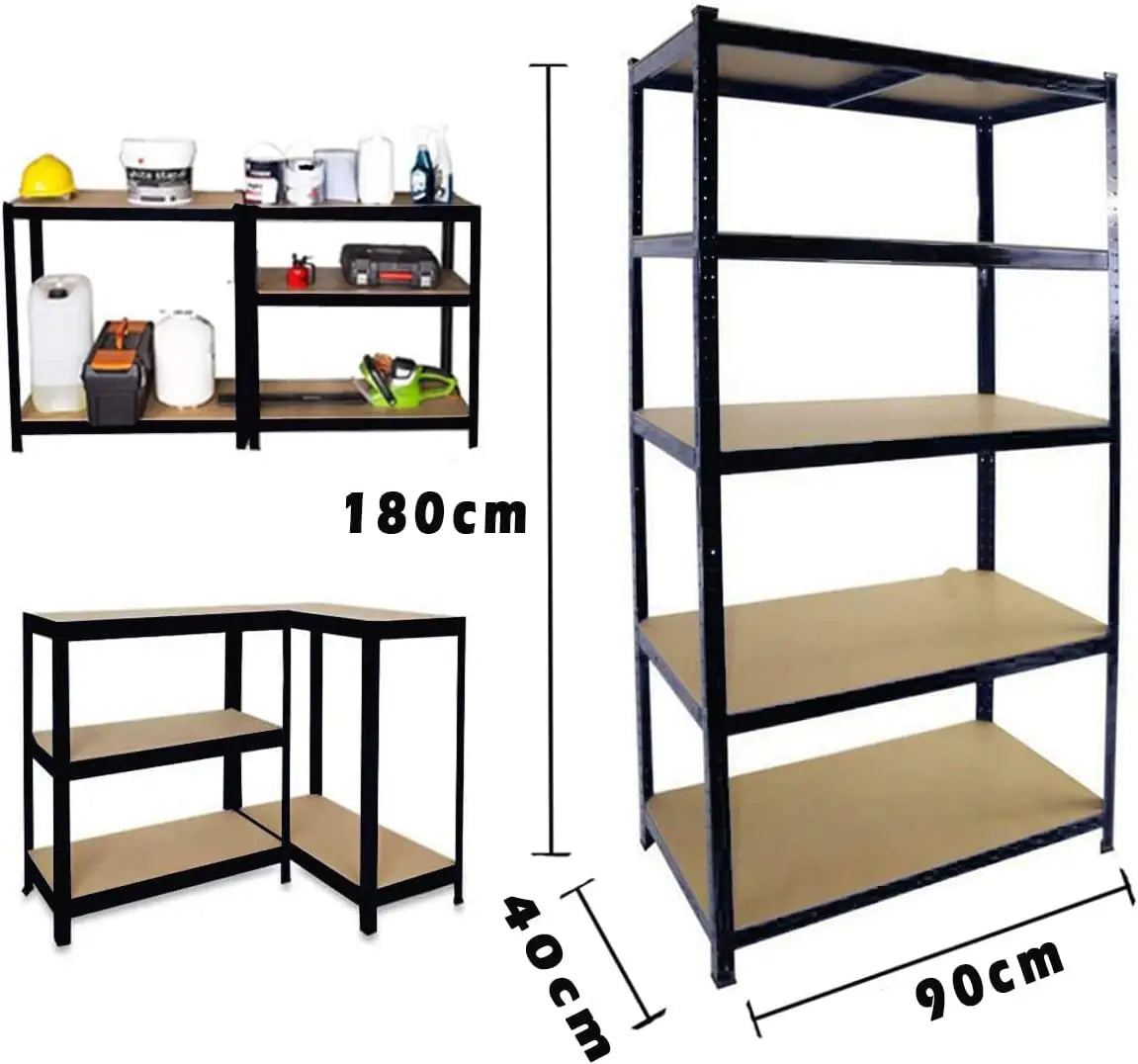5-Tier Boltless Heavy Duty Shelving Unit – 875 kg Capacity