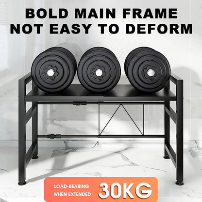 Black Single Layer Microwave & Rice Cooker Rack