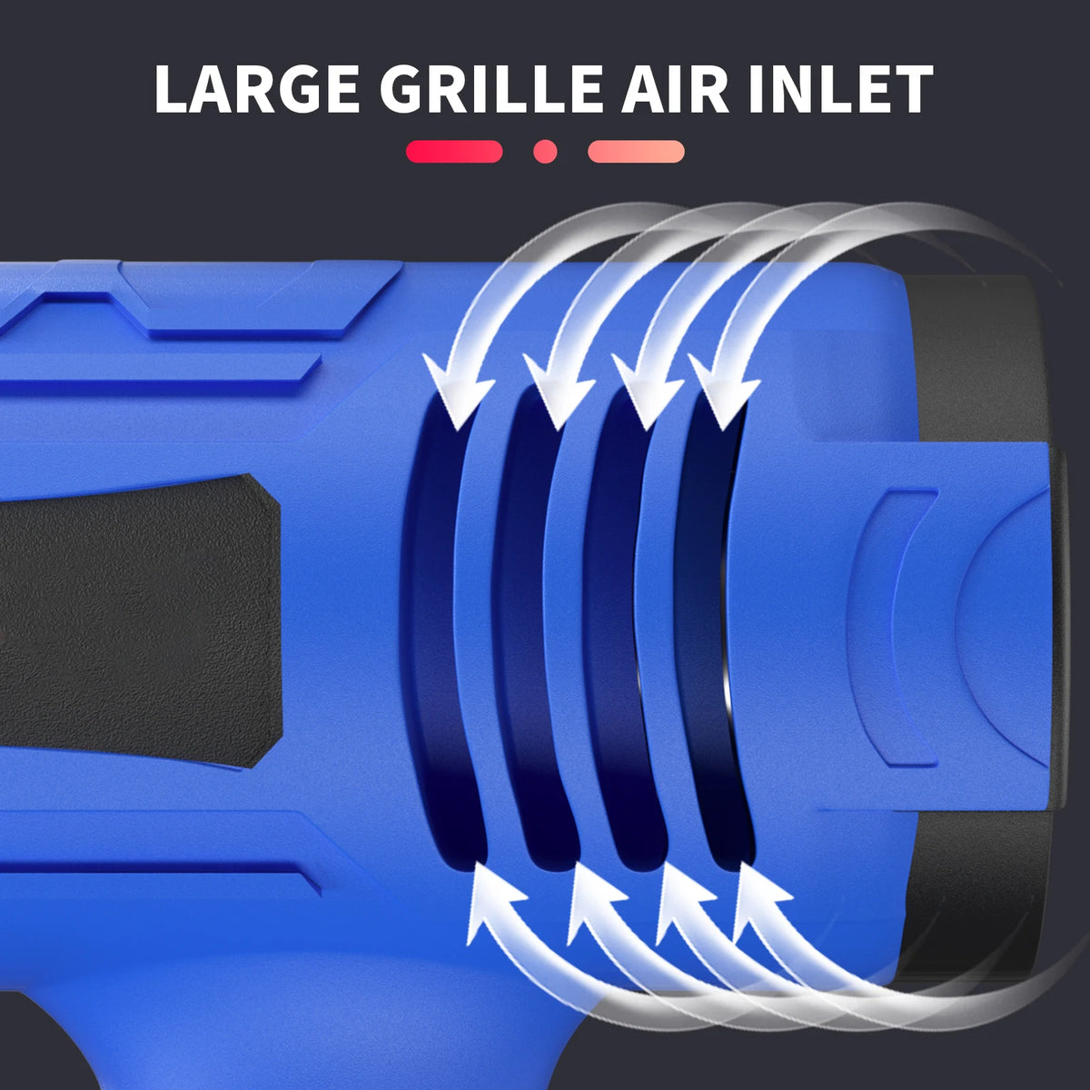 2000W Professional Heat Gun with 3 Nozzles | Variable Temperature