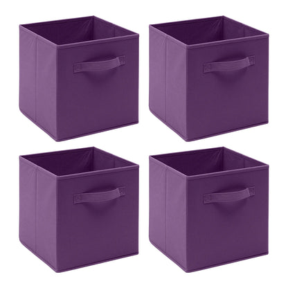 Foldable Fabric Storage Cubes – Pack of 4
