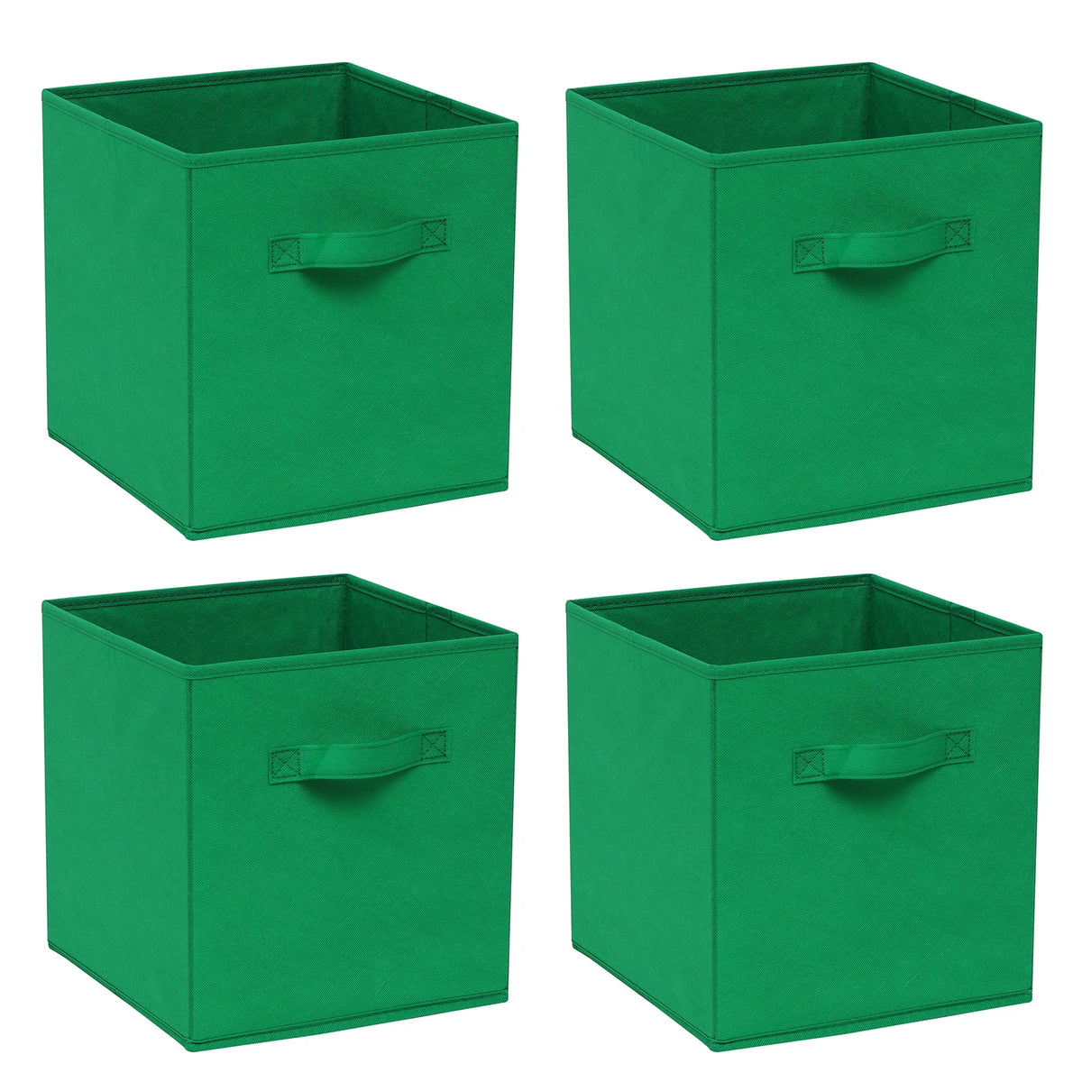 Foldable Fabric Storage Cubes – Pack of 4