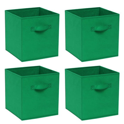 Foldable Fabric Storage Cubes – Pack of 4