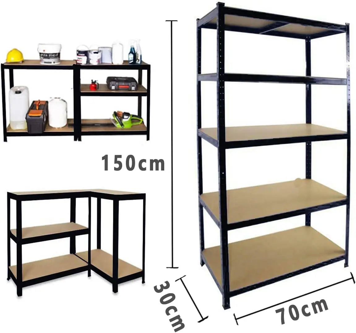 5-Tier Boltless Heavy Duty Shelving Unit – 875 kg Capacity