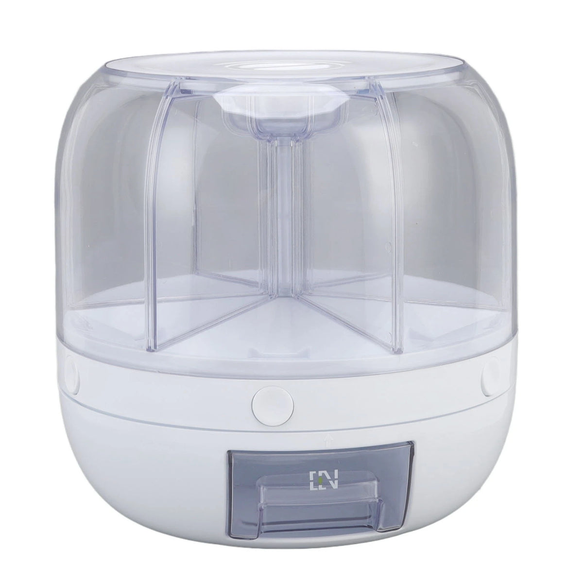 6-Grid Rotating Cereal & Grain Dispenser | Insect-Proof | Kitchen Pantry Organiser