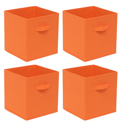 Foldable Fabric Storage Cubes – Pack of 4