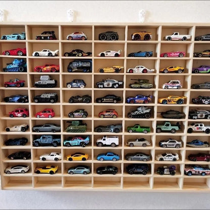 Wooden Display Shelf for Hot Wheels & Diecast Cars