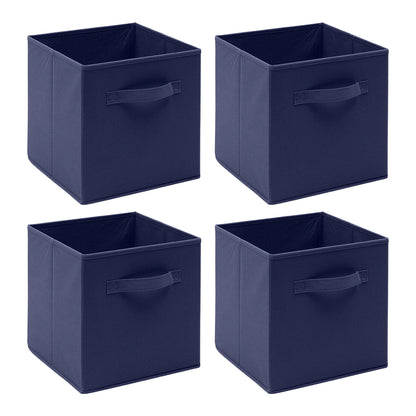 BonChoice Foldable Storage Cubes | Pack of 4 | Wardrobe & Shelf Organiser