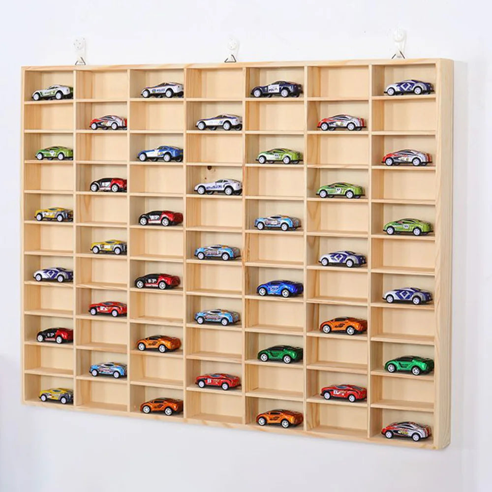 Wooden Display Shelf for Hot Wheels & Diecast Cars