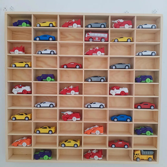 Wooden Display Shelf for Hot Wheels & Diecast Cars