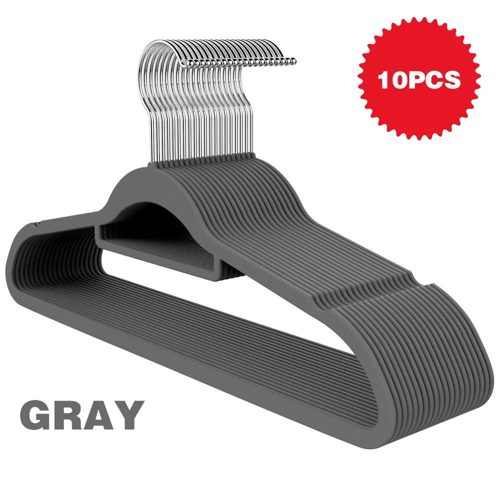 Non-Slip Velvet Hangers | 360° Rotating Hook | Pack of 10, 50 or 100