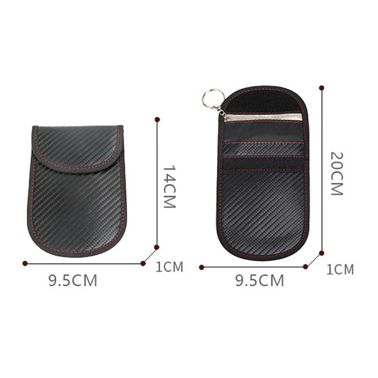 2x Car Key Signal Blocker Case Cage Pouch Keyless Blocking Bag