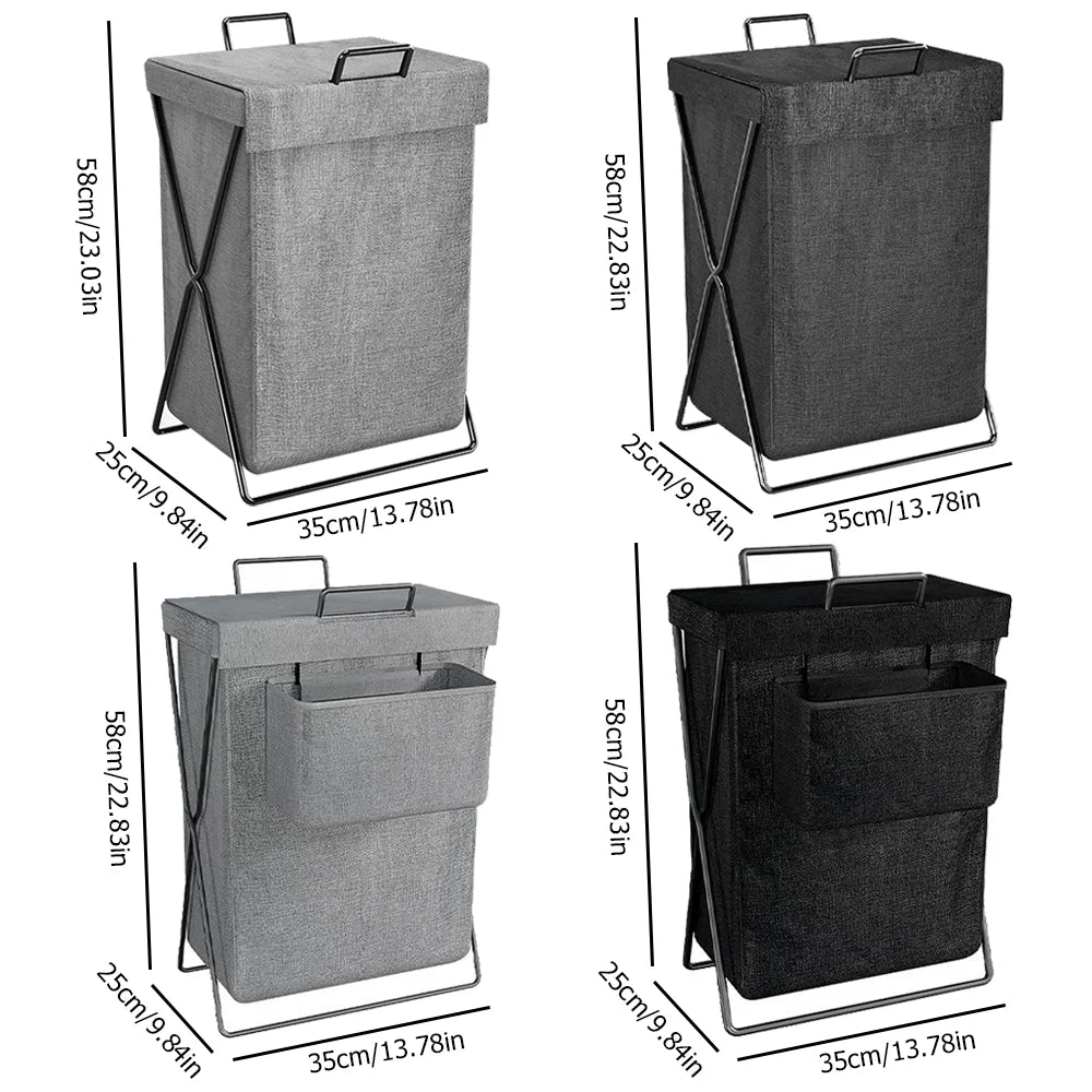 Foldable Laundry Basket Hamper Dirty Clothes Storage Box Toy Organizer Home Storage Basket Bathroom Accessories