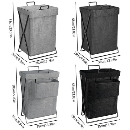Foldable Laundry Basket Hamper Dirty Clothes Storage Box Toy Organizer Home Storage Basket Bathroom Accessories