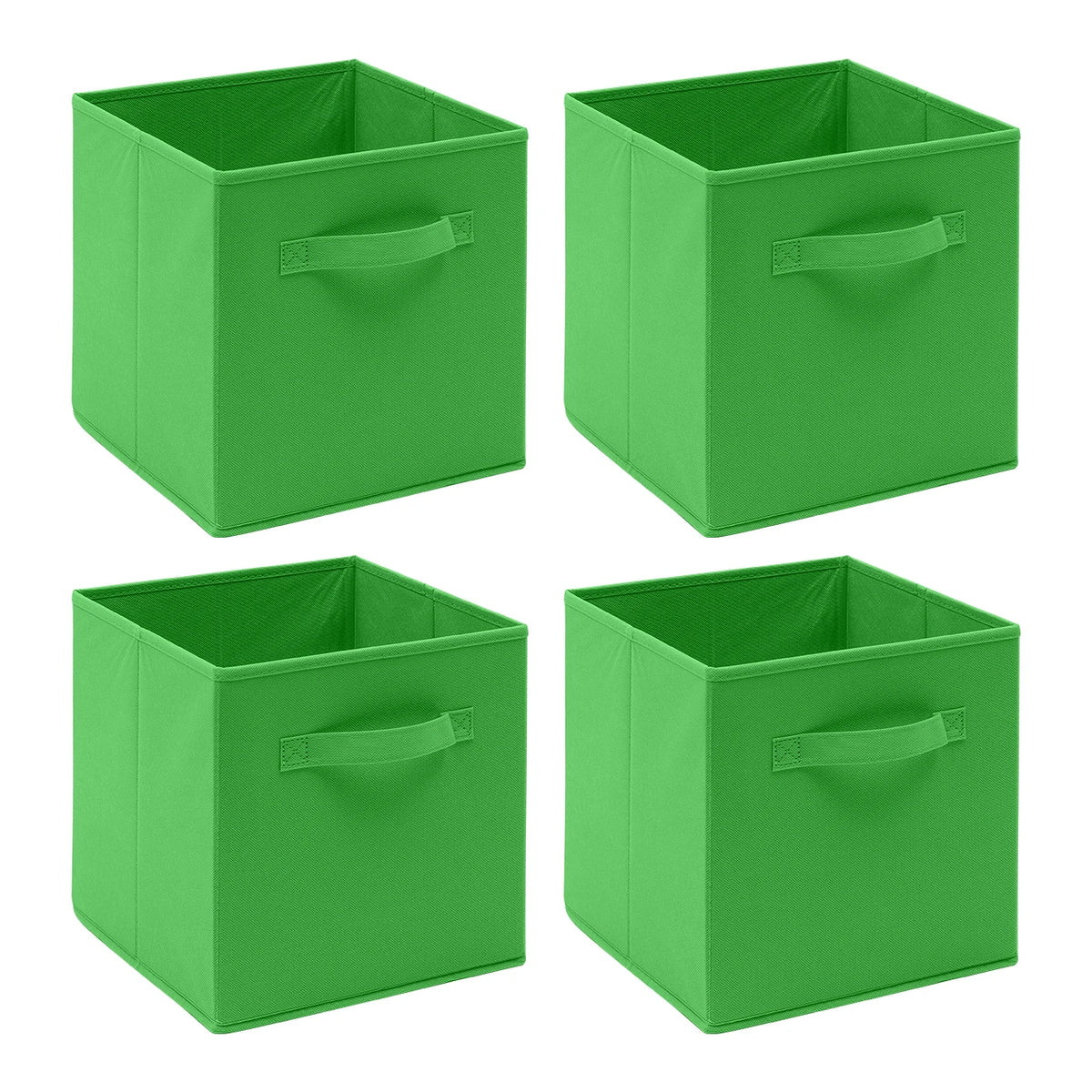 Foldable Fabric Storage Cubes – Pack of 4