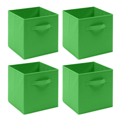 Foldable Fabric Storage Cubes – Pack of 4