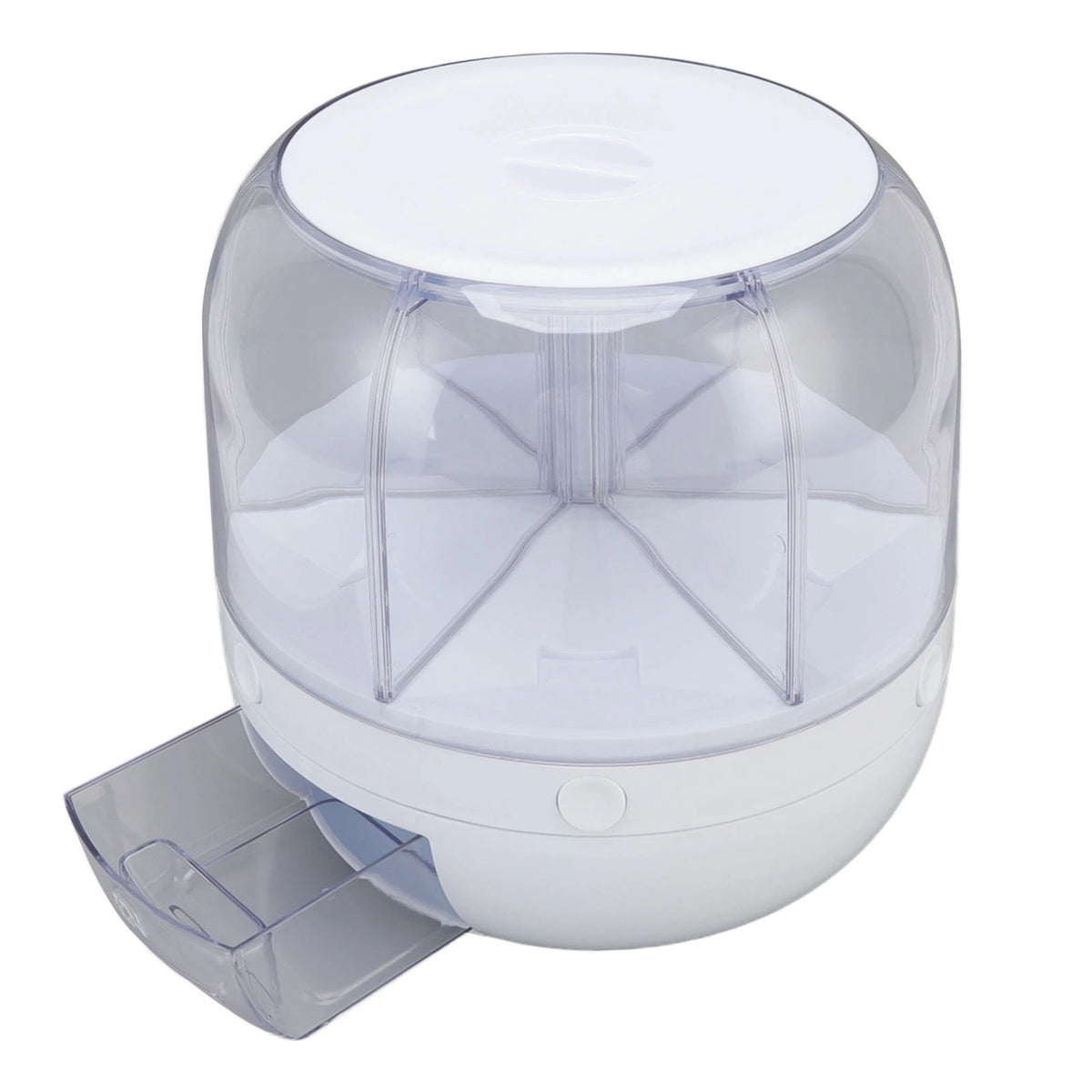 6-Grid Rotating Cereal & Grain Dispenser | Insect-Proof | Kitchen Pantry Organiser
