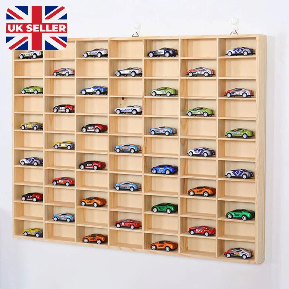 Wooden Display Shelf for Hot Wheels & Diecast Cars