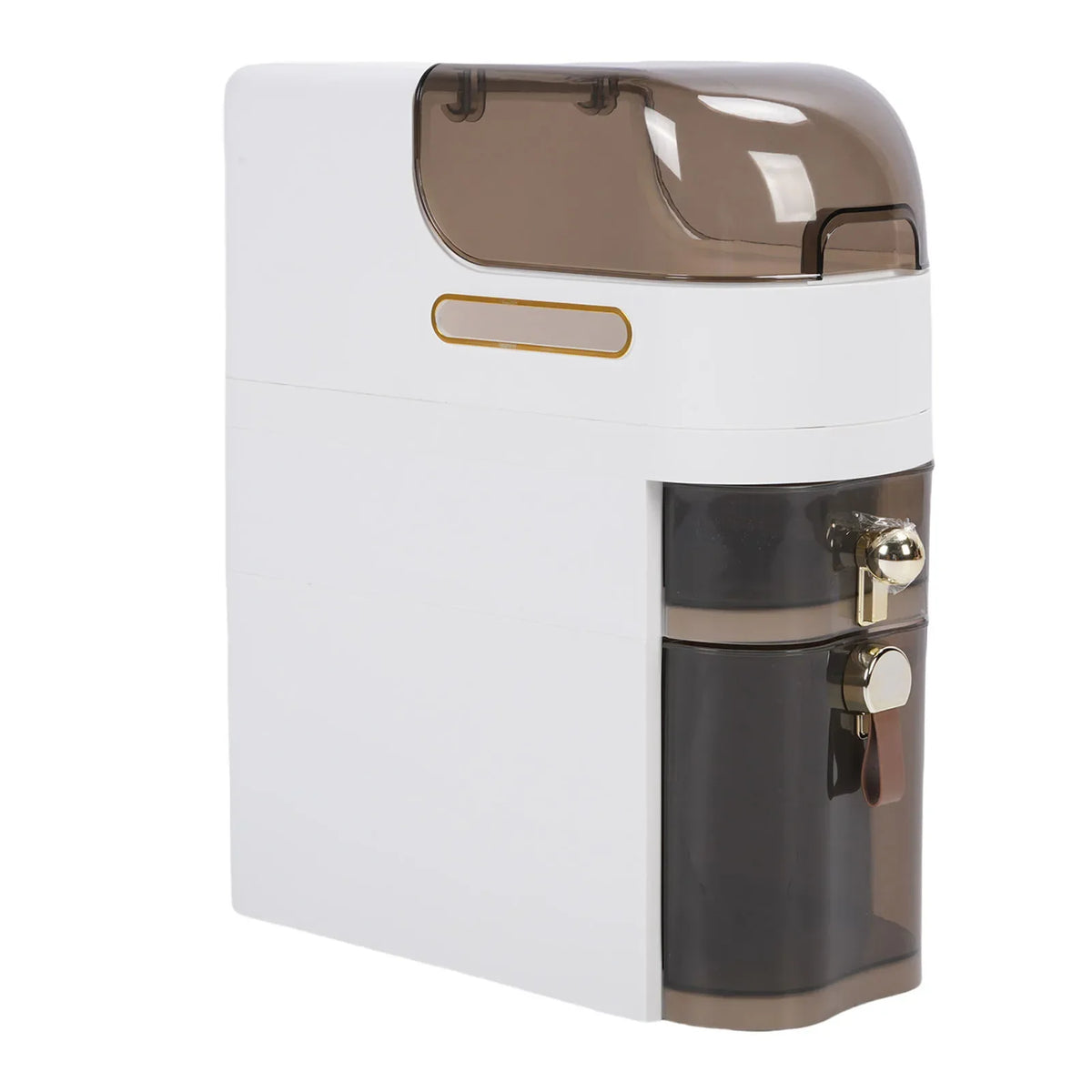 2/4 layer Bathroom Storage Cabinet Slim Movable Narrow Storage Cabinet PP PC Drawer Transparent Space Saving 4 Wheels Laundry