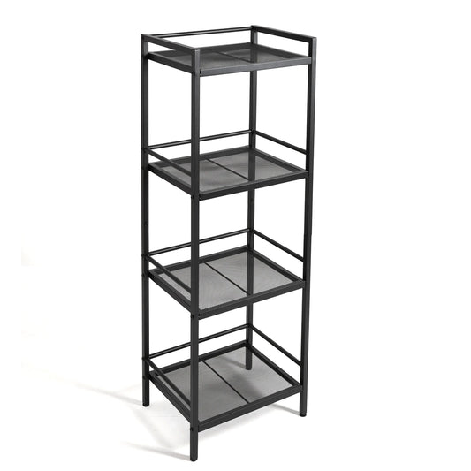 3-4 Tier Bathroom Storage Shelf, Ladder Shelf for Bathroom Storage Space-Saving Rack Organizer, Multifunctional for Kitchen