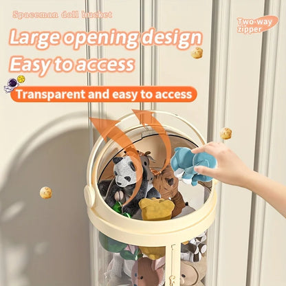 Stuffed Animal & Toy Storage Tower | Zippered Vertical Organiser