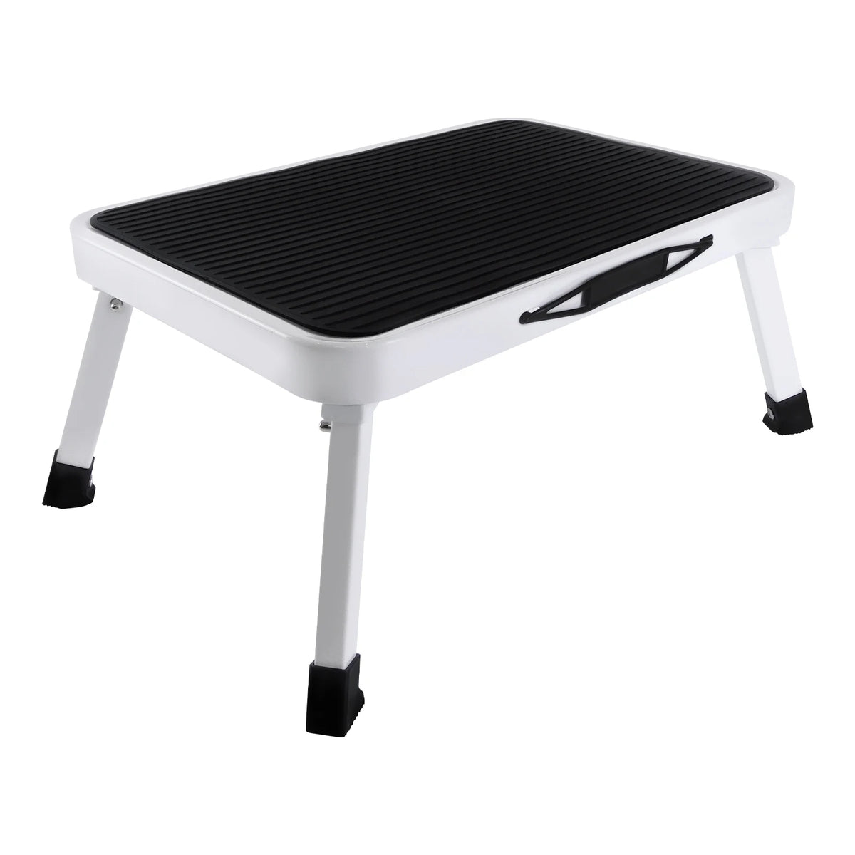 Wide Non-Slip Folding Step Stool | Heavy Duty Steel | 150 kg