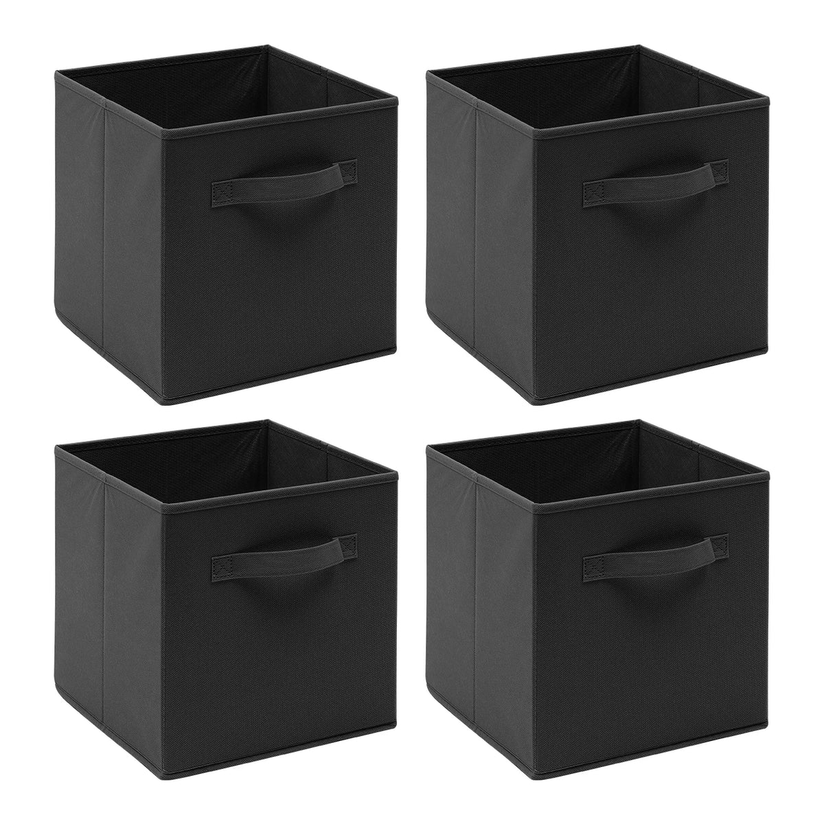 BonChoice Foldable Storage Cubes | Pack of 4 | Wardrobe & Shelf Organiser