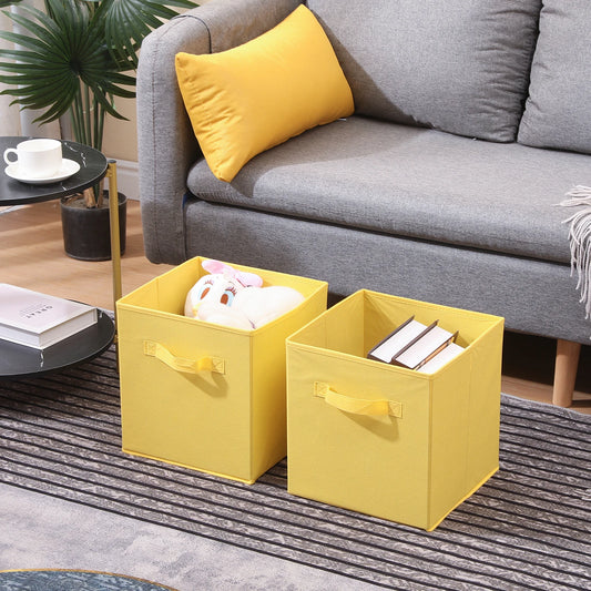 BonChoice Foldable Storage Cubes | Pack of 4 | Wardrobe & Shelf Organiser