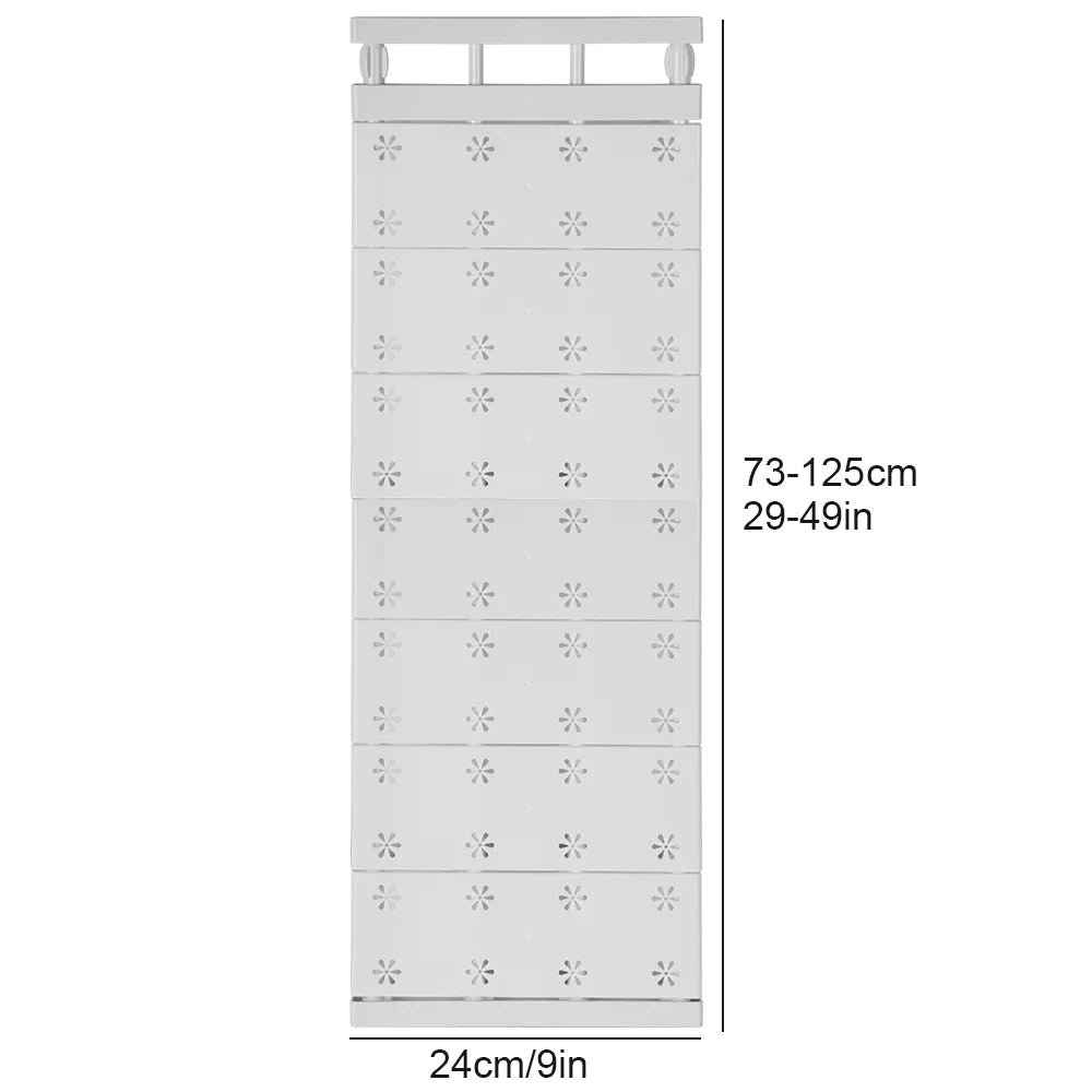Expandable Shelf Dividers – Pack of 2, Punch-Free