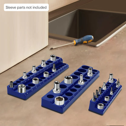 3PCS Magnetic Socket Organizer Magnetic Socket Holder Socket Tray Hold Capacity 68 Pieces