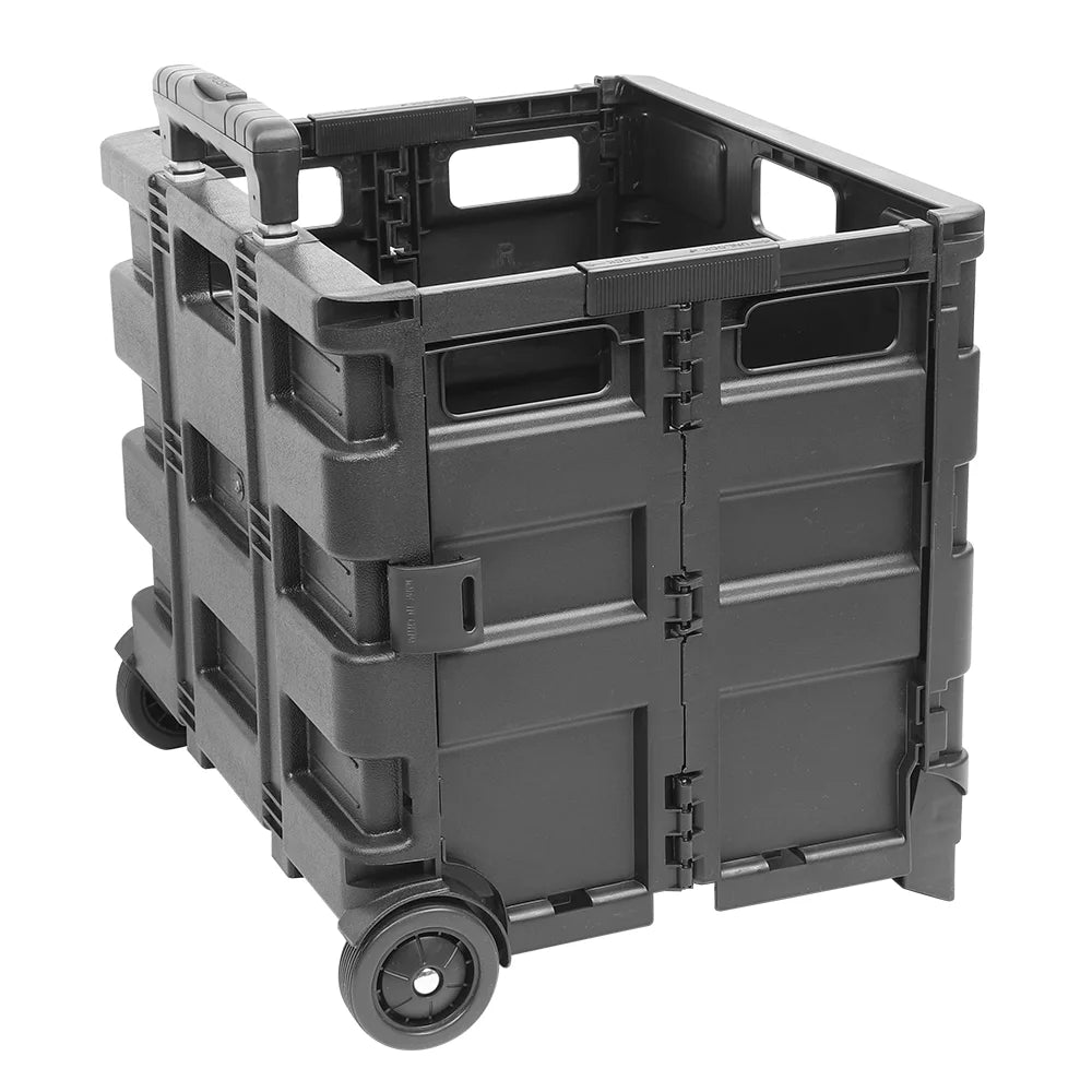 Portable Folding Grocery Cart – 45L, 25kg Capacity