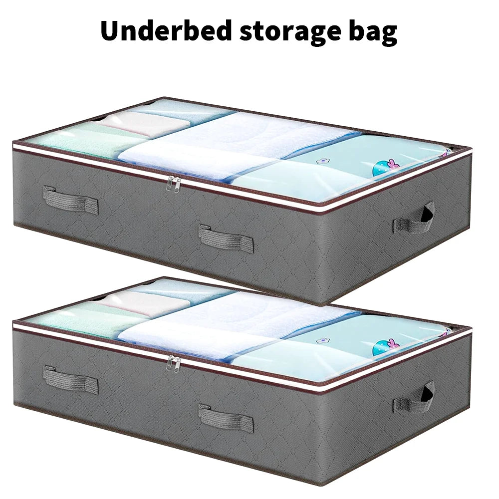 2-Piece 90L Underbed Storage Bags | Dust & Moisture Resistant