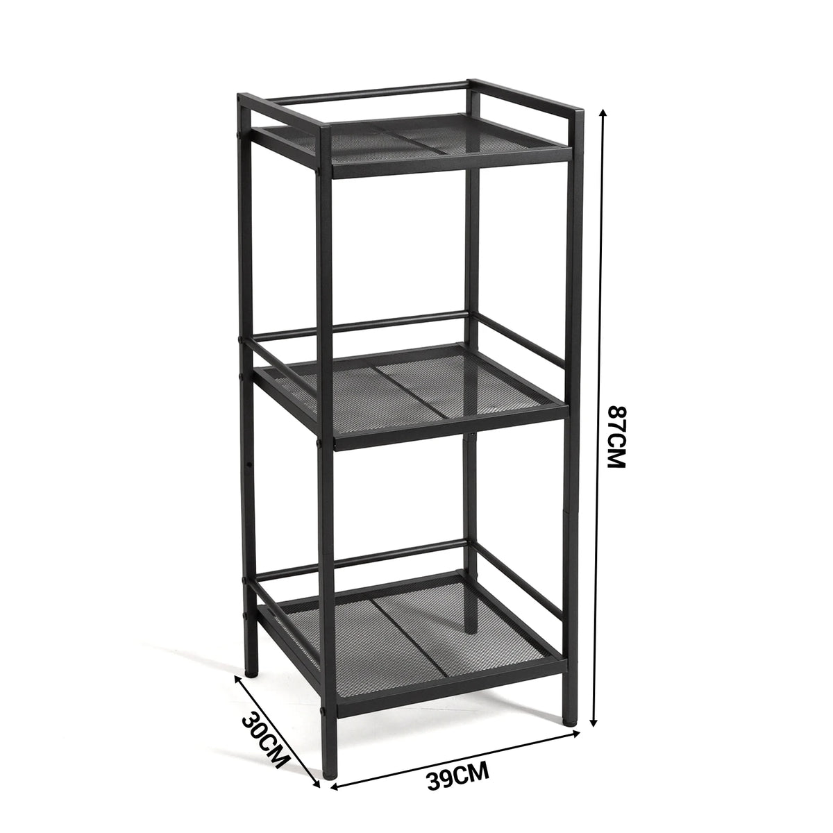 3-4 Tier Bathroom Storage Shelf, Ladder Shelf for Bathroom Storage Space-Saving Rack Organizer, Multifunctional for Kitchen