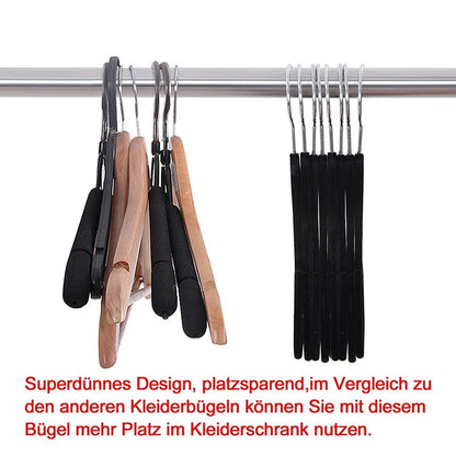 Non-Slip Velvet Hangers | 360° Rotating Hook | Pack of 10, 50 or 100