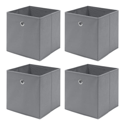 BonChoice Foldable Storage Cubes | Pack of 4 | Wardrobe & Shelf Organiser
