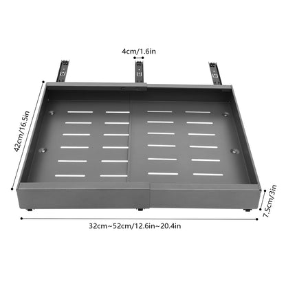 1/2Pcs Telescopic Drawer, Retractable Single Layer Sundries Storage Holder, Pull Out Storage Rack