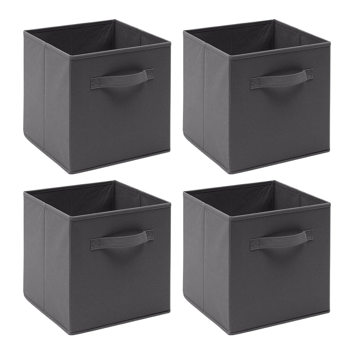 Foldable Fabric Storage Cubes – Pack of 4