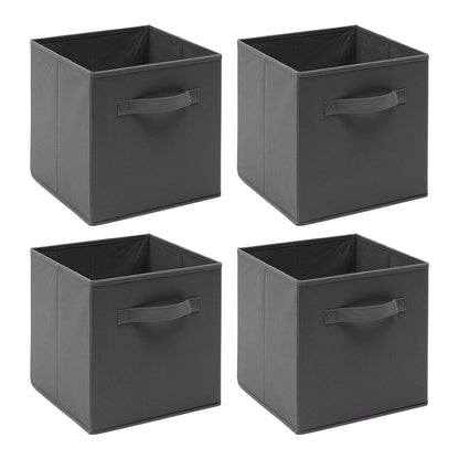 Foldable Fabric Storage Cubes – Pack of 4