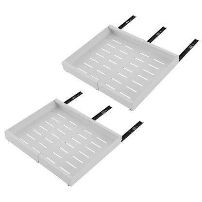 1/2Pcs Telescopic Drawer, Retractable Single Layer Sundries Storage Holder, Pull Out Storage Rack