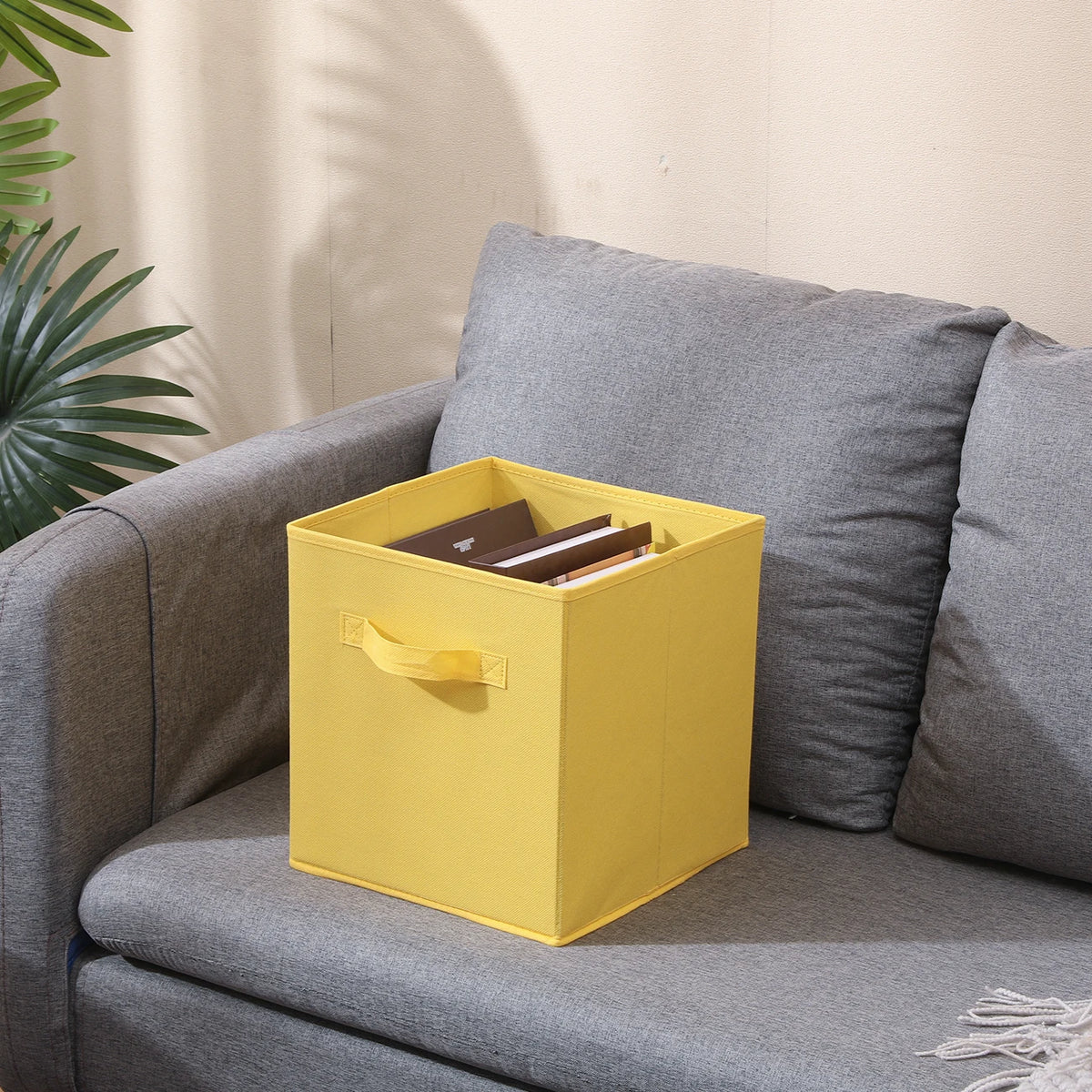 Foldable Fabric Storage Cubes – Pack of 4