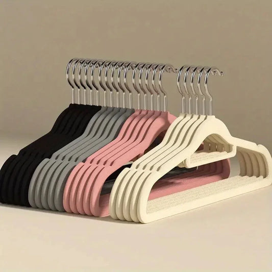Non-Slip Velvet Hangers | 360° Rotating Hook | Pack of 10, 50 or 100