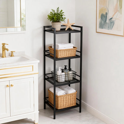 3 or 4-Tier Ladder Storage Shelf | Multi-Room Organiser