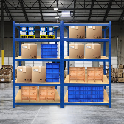 5 Shelves,Storage Shelves,Adjustable Shelves,Easy to Assemble,Total Capacity 875KG,Shelving Unit for Garages and Sheds,Home