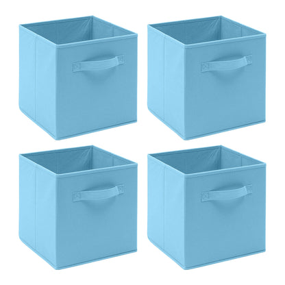 Foldable Fabric Storage Cubes – Pack of 4