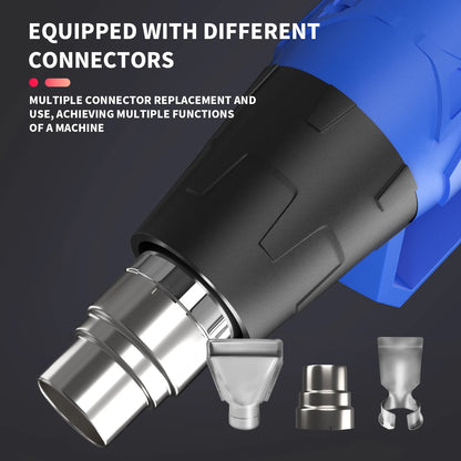 2000W Professional Heat Gun with 3 Nozzles | Variable Temperature
