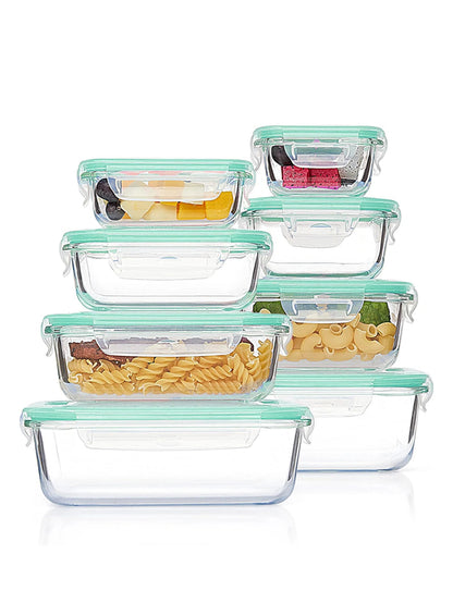Local Warehouse Glass Lunch Box Food Storage Containers Ideal for Meal Prep Sealing Microwave Refrigerator Dishwasher Food Safe