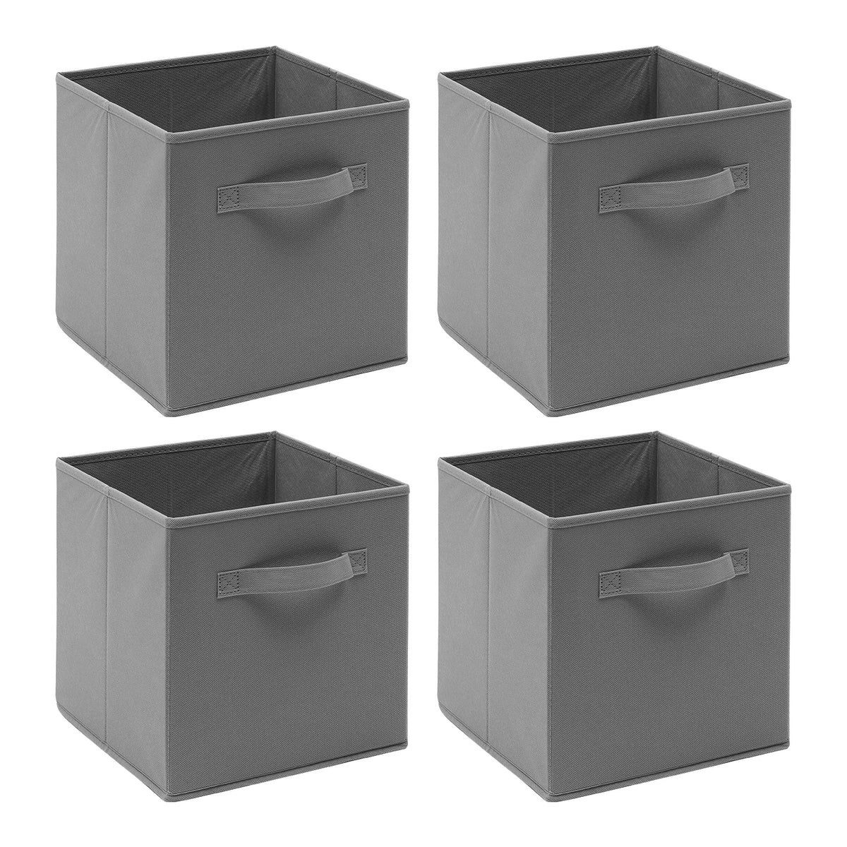 BonChoice Foldable Storage Cubes | Pack of 4 | Wardrobe & Shelf Organiser