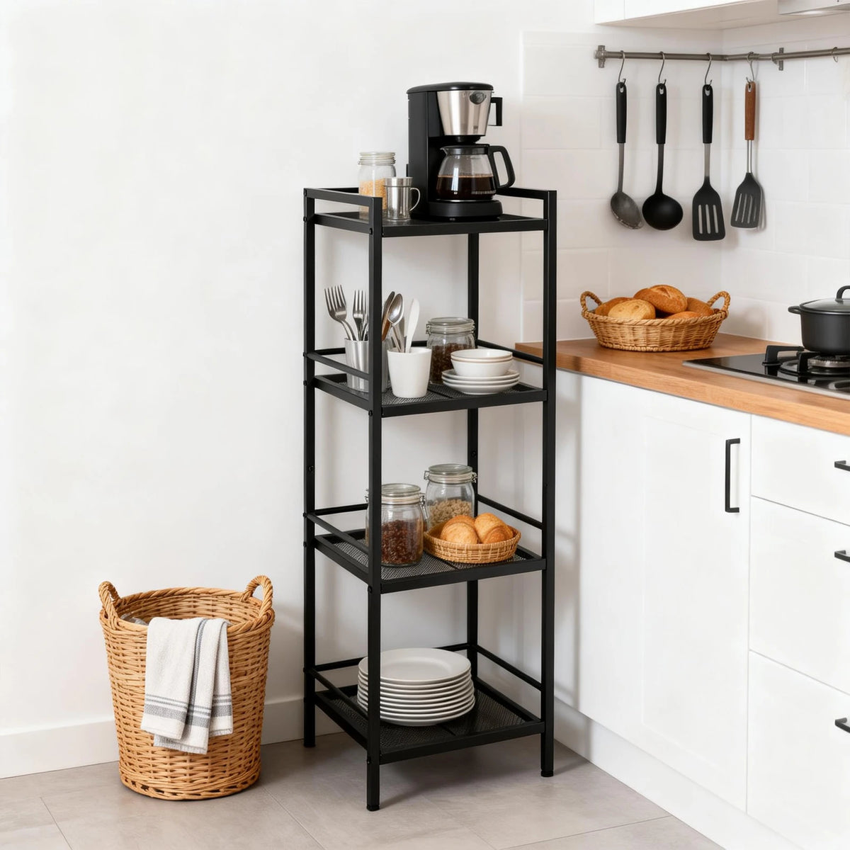 3 or 4-Tier Ladder Storage Shelf | Multi-Room Organiser