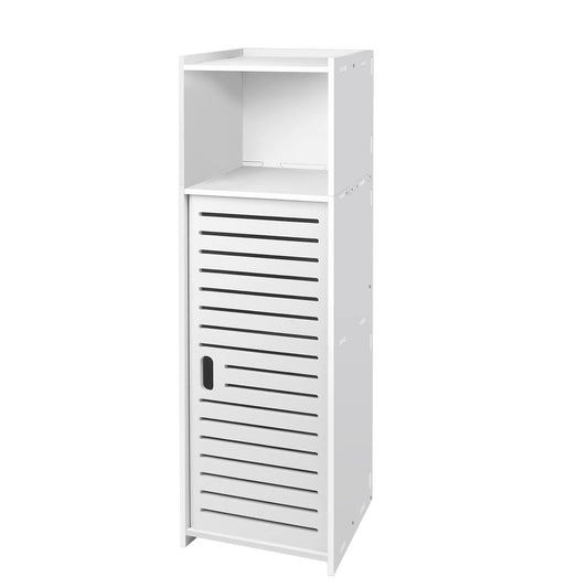 3-Tier Bathroom Floor Cabinet with Door