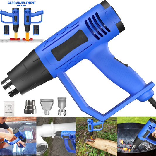 2000W Professional Heat Gun with 3 Nozzles | Variable Temperature